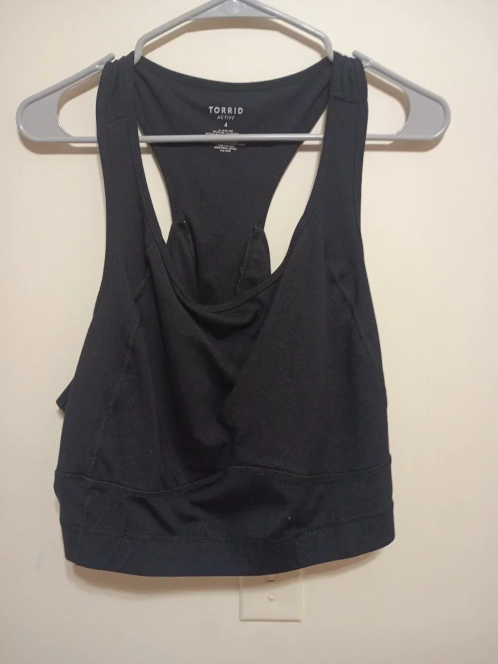 Torrid Black Athletic Sports Bra Size 4